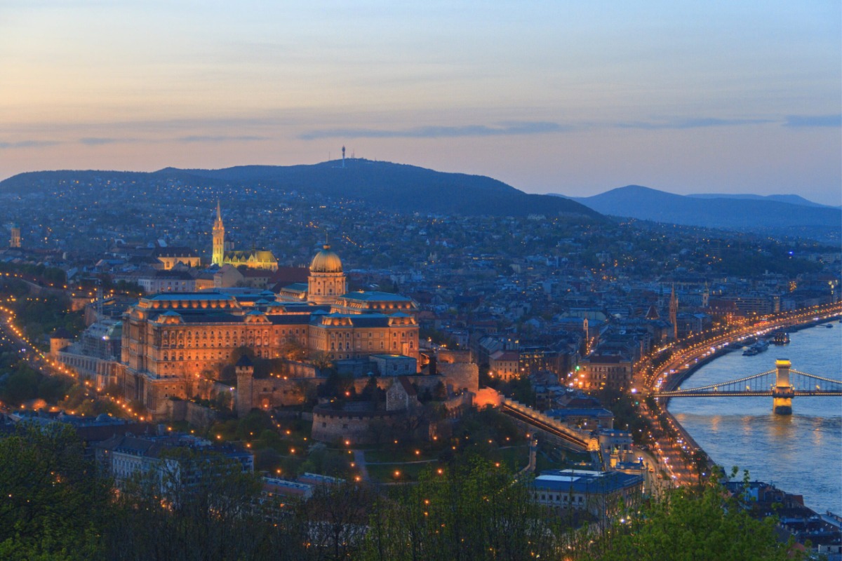 Budapest at night