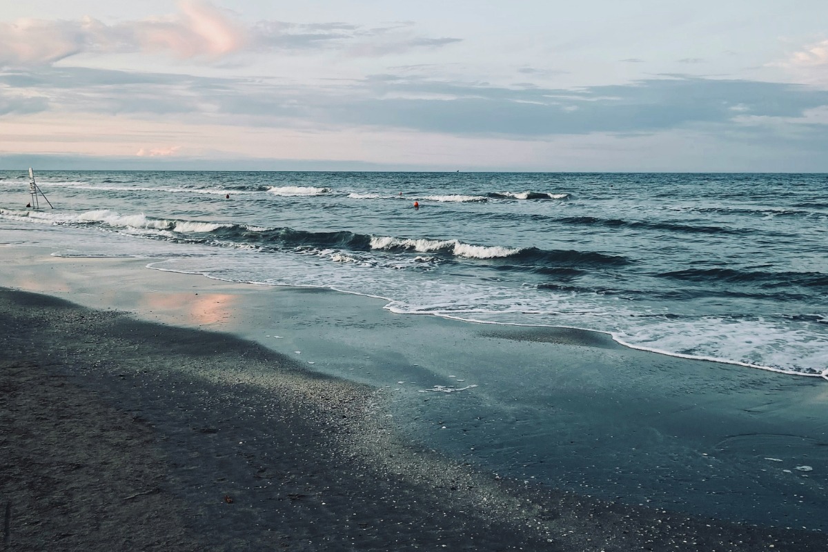 Beach cervia italy